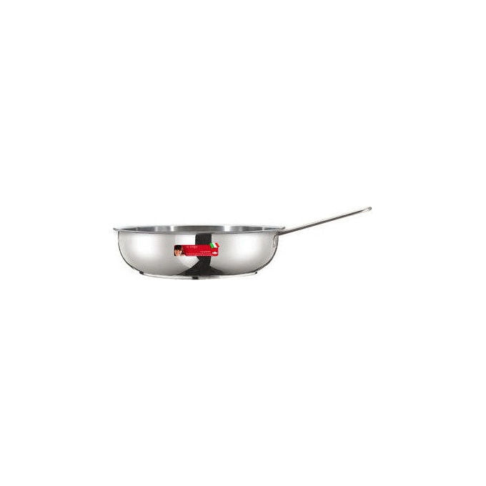 Inoxriv 53100260 River Padella 1 Manico Inox 24cm Triplo Fondo Induzione colore Acciaio Inox