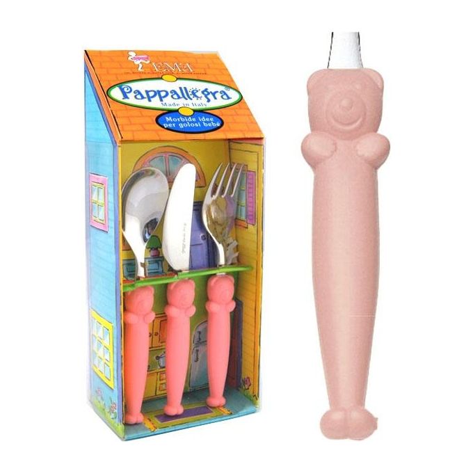 Eme Posate Rosa 18-10 Set Pezzi 3 Pappallegra