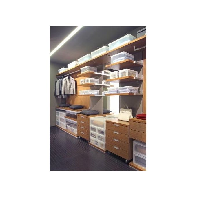 Terry 1001383 Light Drawer M Cassetto Multiuso Impilabile 12 L 39x29,6x16 cm colore Trasparente