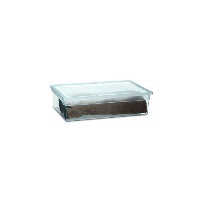 Terry 52XL Light Box Contenitore Portaoggetti 36 lt impilabile con coperchio colore Trasparente