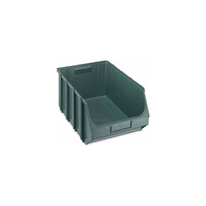 Terry 0610319 Union Box F Contenitore Modulare a Bocca di Lupo Componibile su Tre Lati con Vano Portaetichetta colore Verde