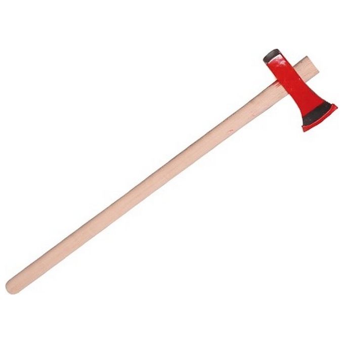 Brixo Mazza Spaccalegna con Manico in Legno Sagomato Testa Acciaio Forgiato 3.5 Kg