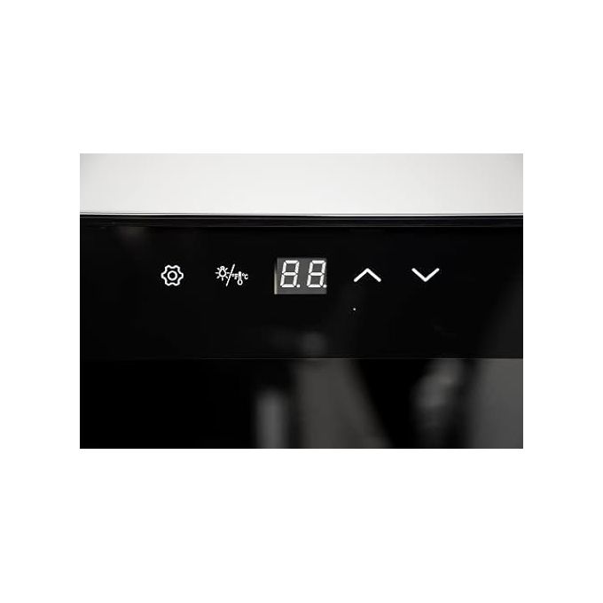 Melchioni 118700238 Vermentino 18C Dual Cantinetta Vino con Compressore 18 Bottiglie 2 Zone 5-18°C 50L Classe G 46 dB (83x48x34.5 cm) colore Nero