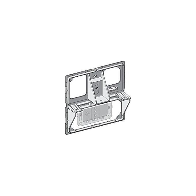 Meliconi Ghost Cube Shelf Sistema Copricavi Componibile con Ripiani Bianco