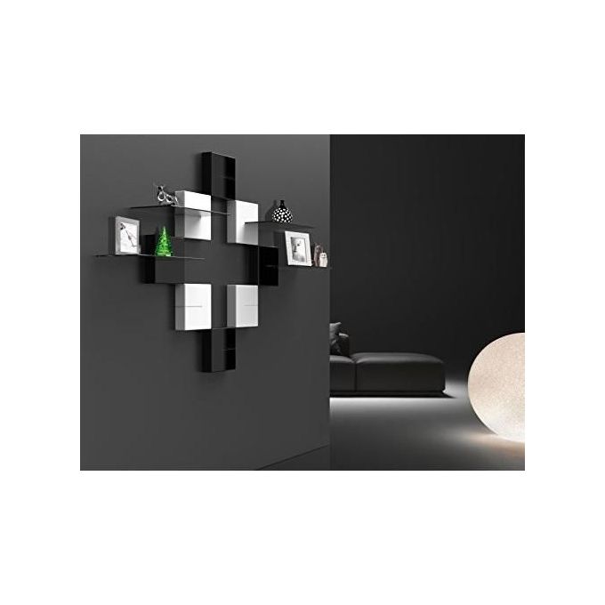 Meliconi Ghost Cube Shelf Sistema Copricavi Componibile con Ripiani Bianco
