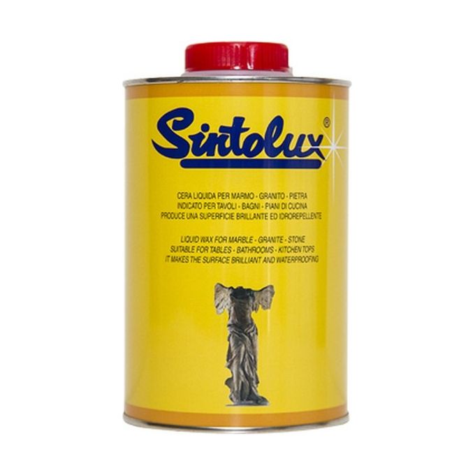Sintolit B007DXM8HA SINTOLUX Cera Liquida per Marmo e Granito 750 ml Effetto Cristallino e Idrorepellente colore Bianco
