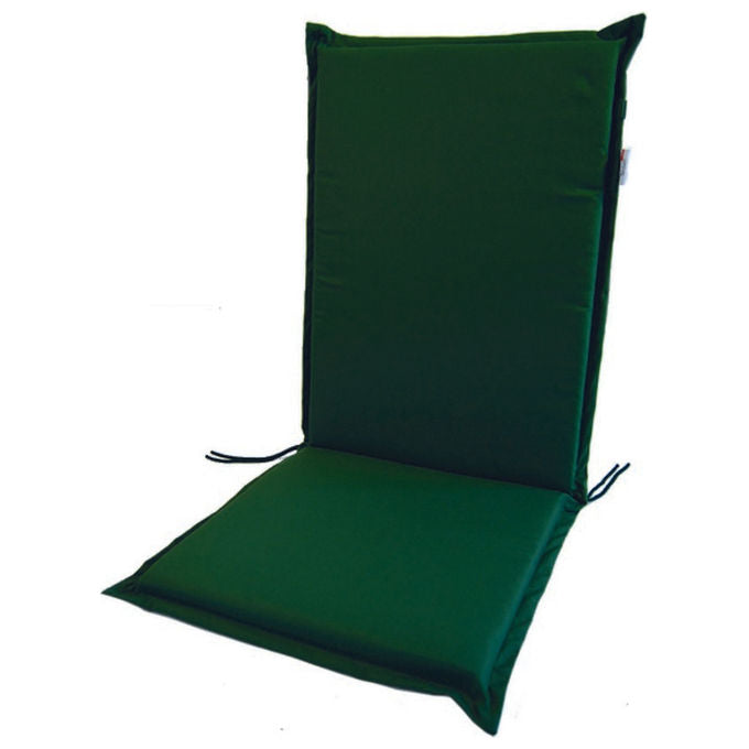 Cuscino Zippo Verde Schienale Basso