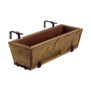 Portavaso Balcone Reg Legno Vaso 55X22