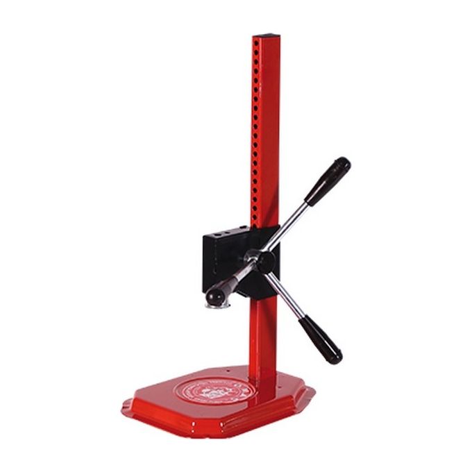 O.M.A.C MPN220 Regina Tappatrice Manuale a 3 Leve per Tappi a Corona con Regolazione di Altezza Rapida colore Nero