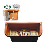 Bama Vaso Rondine Rettangolare Con Supporto 60 H.18
