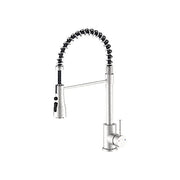 Idro Bric SCARUB1161AC Montreal Miscelatore Lavello Monocomando Doccetta Estraibile 2 Getti Aeratore 6 l-min colore Acciaio Spazzolato