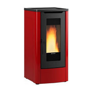 Extraflame DAHIANA50PLUS Stufa a pellet canalizzabile 10 kW serbatoio 30 Kg classe 5 stelle colore Bordeaux