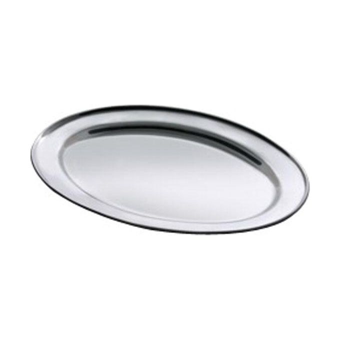 Salvinelli Vassoio Acciaio 18-C Ovale Cm 35