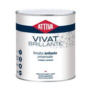 Attiva Smalto Sintetico 0.750 Litri 052 Grigio Marte Vivat