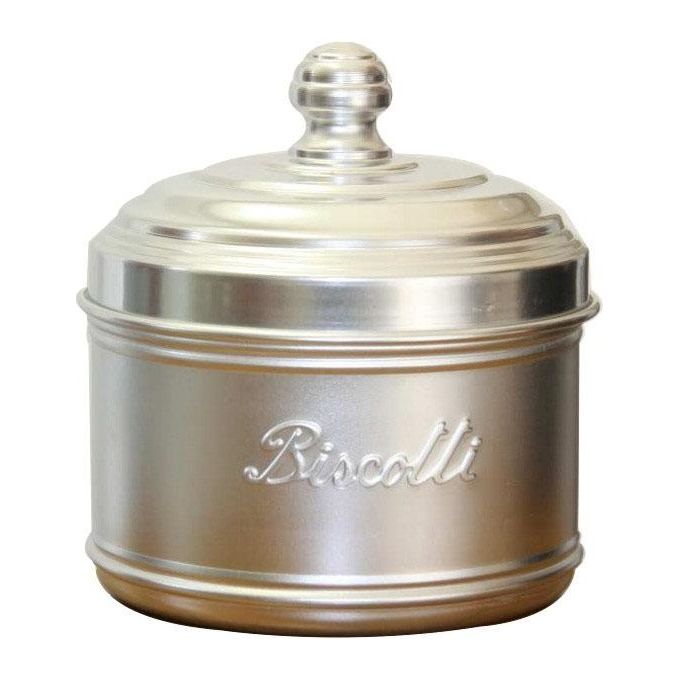 Ottinetti Barattolo per biscotti in alluminio Cm 16 H 11