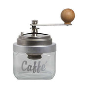 Ottinetti 8009137673974 Macina Caffe' a Manovella in Vetro con Tappo Integrato Capacita' 750 ml Materiale Vetro Acciaio Inox Alluminio colore Satinata