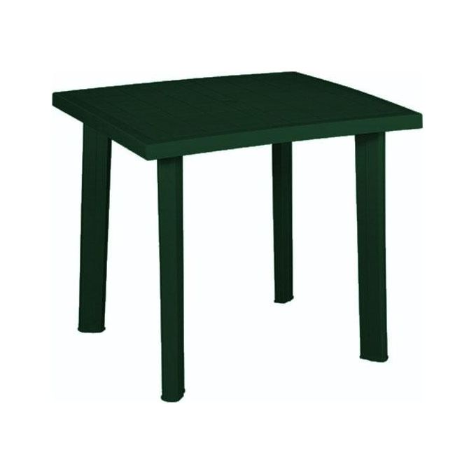 Progarden Tavolo Resina Fiocco Verde 80X75
