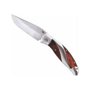 Ausonia Coltello Da Tasca manico Inox-Legno Cm 20,0