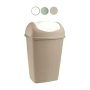 Tontarelli Grace Pattumiera Basculante 25 L coperchio basculante colore Tortora