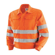Neri Giubbino Alta Visibilita' 60% Cotone 40% Poliestere Bande Retroriflettenti EN 471 Taglia XXL colore Arancio