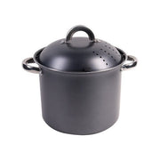 CASA COLLECTION 8010402392322 Pentola Cuoci Scola Pasta 24 cm Carbon Steel Antiaderente colore Grigio