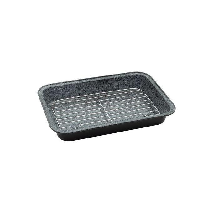 CASA COLLECTION 8010402415298 Rostiera con Griglia in Carbon Steel 30x20 cm