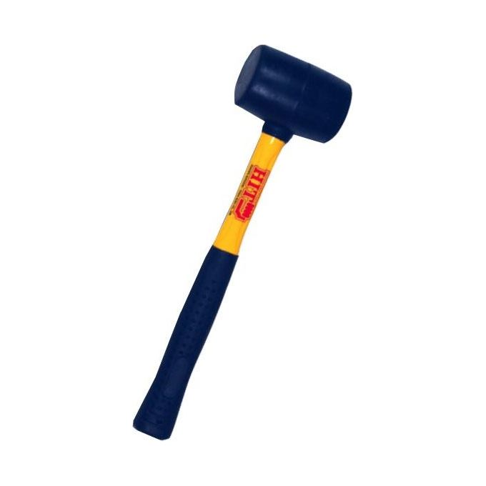 Hit Mazzuola Gomma manico fibra vetro-gomma Mm 60 Rh60