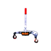 HIT DF_514625 Argano Manuale a Fune 2000 Kg Cavo 5 mm 2,2 m colore Nero