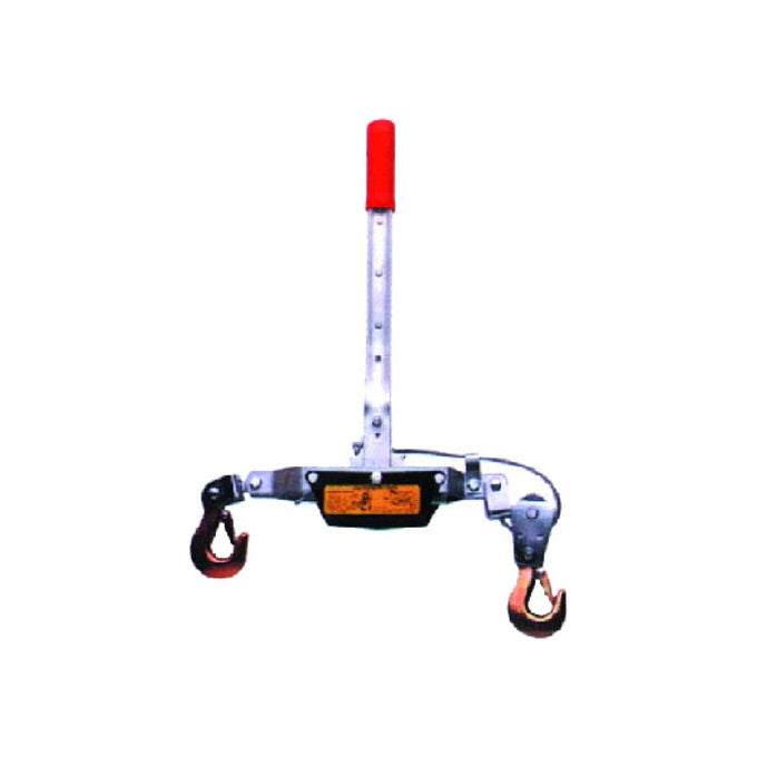 HIT DF_514625 Argano Manuale a Fune 2000 Kg Cavo 5 mm 2,2 m colore Nero