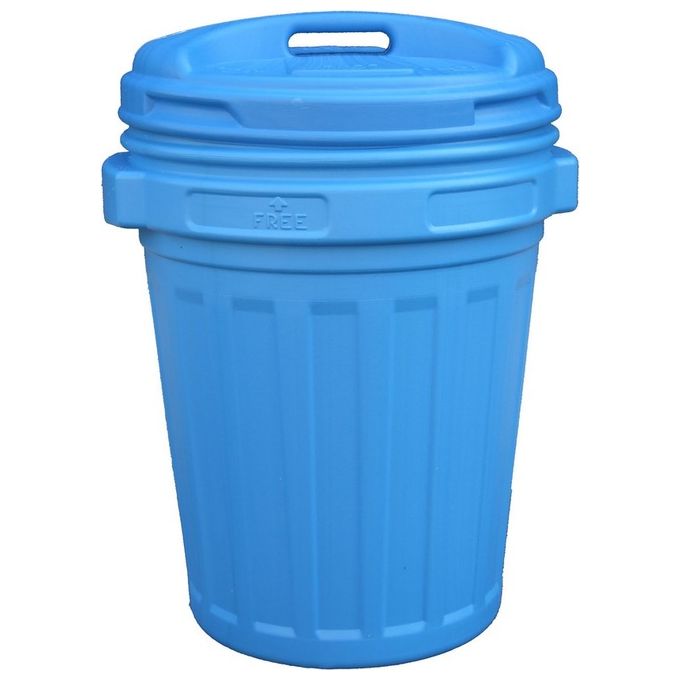 Generico Bidone Coperchio A Vite Lt.70 Giallo
