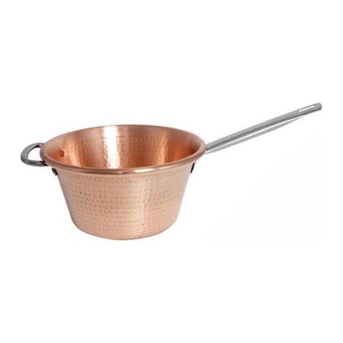 Lar Paiolo Rame Manico Inox Induzione Cm 26