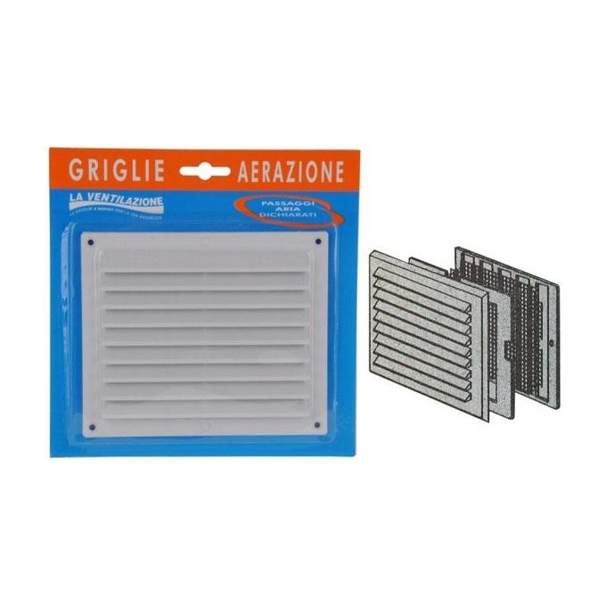 Laventilazione Griglia Pl 175X146 Rete Regolabile Bl