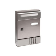 Alubox 47254 Serie SE Cassetta Postale in Alluminio Montaggio a Parete 29x20,4x7 cm colore Argento