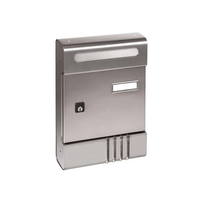 Alubox 47254 Serie SE Cassetta Postale in Alluminio Montaggio a Parete 29x20,4x7 cm colore Argento