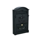 Alubox 47352 Residence Cassetta Postale in Alluminio Pressofuso Verniciato con Serratura in Ottone colore Nero