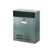 Alubox 47298 Magnum M2 Cassetta Postale in Acciaio Inox con Ritiro Frontale Formato Rivista colore Satinato