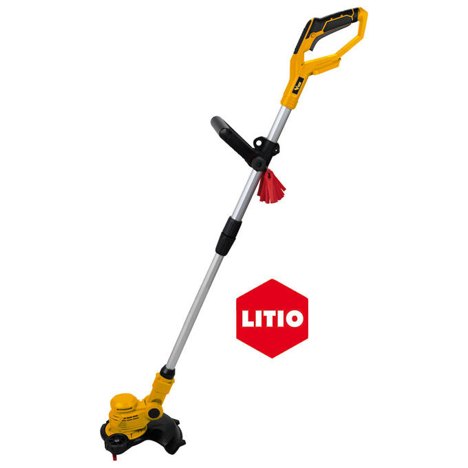 Vigor VTB-20 Tagliabordi a Batteria Litio 20V Manico Telescopico 85-114 cm Filo Nylon 6,5 m 1,6 mm Autonomia 20-30 min 2,20 Kg