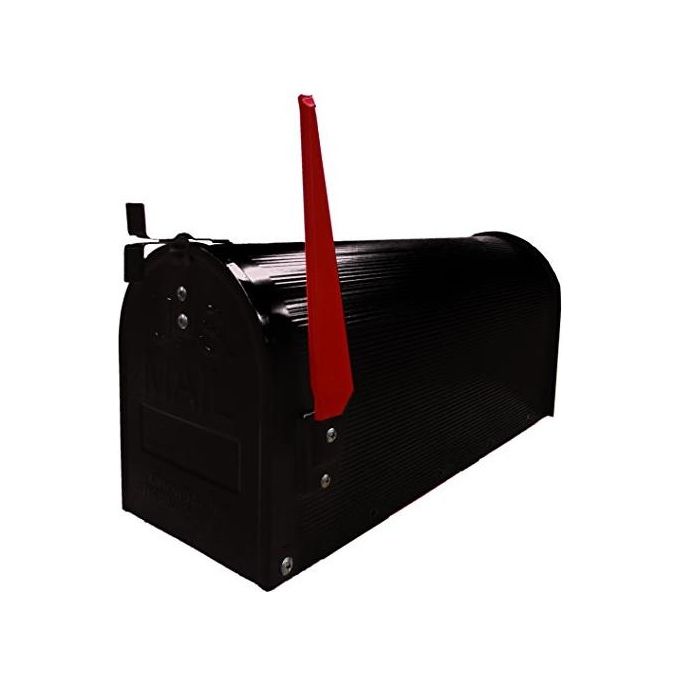 BLINKY 27292-20 Cassetta Postale America in Alluminio Anodizzato Senza Palo colore Nero