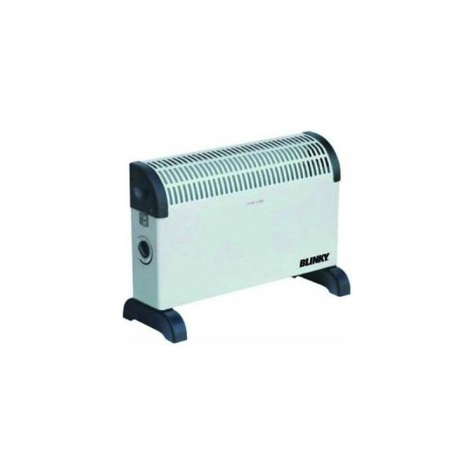 Blinky BK-TC1500 Termoconvettore Ceramico 1500 W 3 Livelli di Potenza Termostato Regolabile Protezione Termica colore Nero