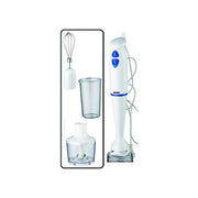BLINKY 9928420 Shaky-600 Frullatore ad immersione 3in1 600 W 2 velocita' 7000-14000 rpm con tritatutto frusta e bicchiere graduato 600 ml contenitore 860 ml colore Nero