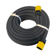 Vigor 46616 Tubo per Irrigazione Microporoso in Gomma 15 m 1-2'' uso Interrato Fuori Terra colore Nero