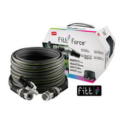 Fitt 765252061559027 Force Tubo da Giardino per Irrigazione 15 m 5-8'' NTS HD-TECH con Lancia e 2 Raccordi colore Grigio Lime