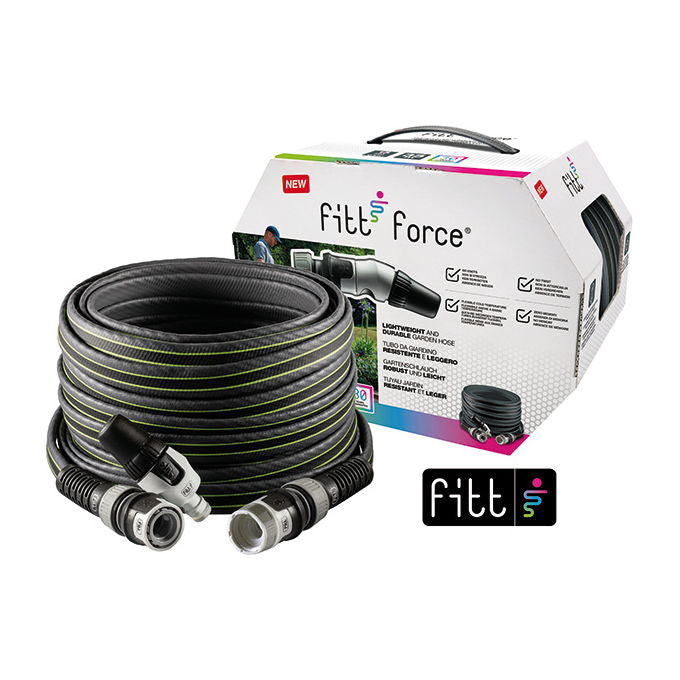Fitt 43215251 Force Tubo per Irrigazione 5-8'' 25 m Pressione Max 20 bar colore Grigio Lime