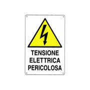 Cartello Tensione Elettrica 20X 30 Alluminio