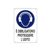 Cartello Protezione Udito 20X 30 Alluminio