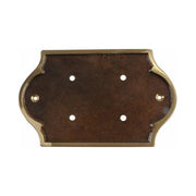 Lartistica Placca Portanumeri Ottone Bonzato P2 193x120mm