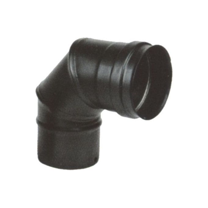 Maral Gomito Inox 90^ 8 Nero Pellet 300