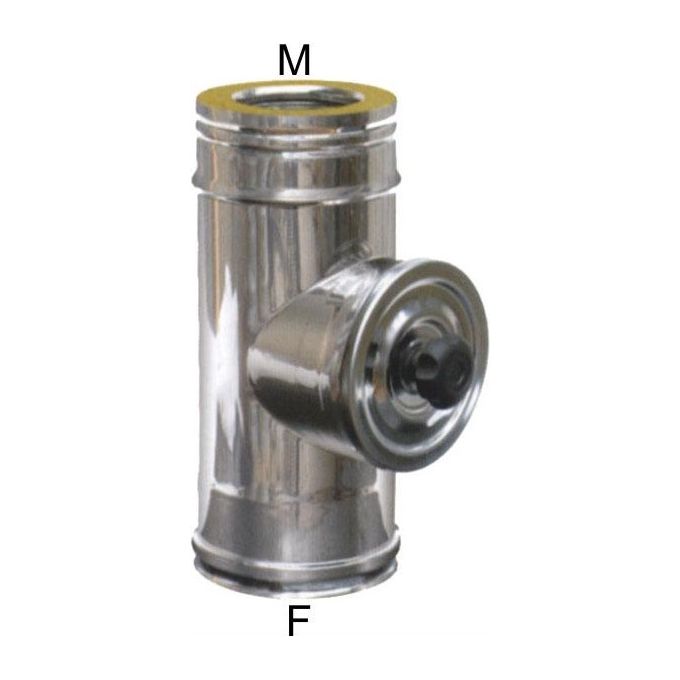 Maral Tubo Inox 20-25X44 Sportello Ispezione doppia parete