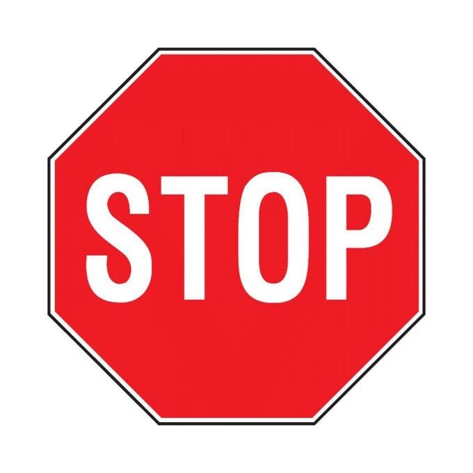 3G Cartello Stradale Stop