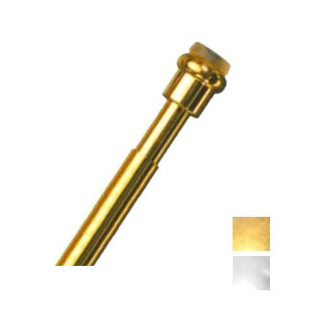 Xtra Bris Bris Tondo Ottone Cromato con Molla 7x60-70cm 2 Pezzi